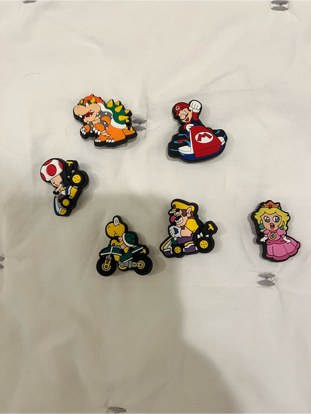 6Pc Video Game Inspired Shoe Charms Bundle